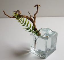 Pukeberg Eisglas Vase Eisblock
