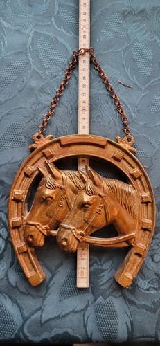 Hufeisen mit pferdeköpfe - mit, 2