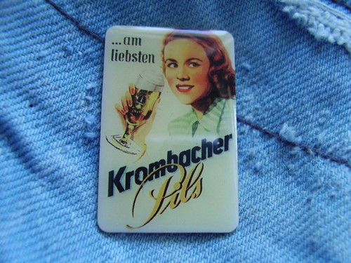 Pin krombacher brauerei - pin,