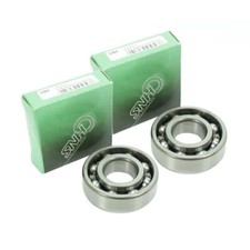 2 Lager Kurbelwelle pass. f. Simson S51 SR50 SR80 SD50 S53 MS50 KR51 6204 C3