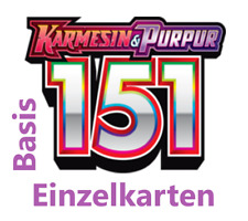 Pokemon Einzelkarten  151 Basis Karten
