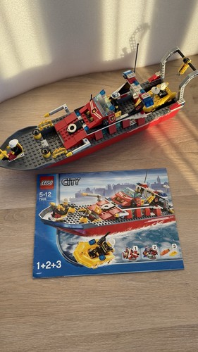 Lego city 7906 feuerwehrboot - lego,