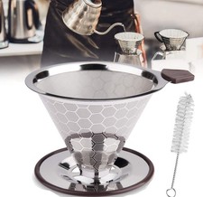 Wiederverwendbare Coffee Dauerfilter Permanent-Filter Kaffeefilter aus Edelstahl