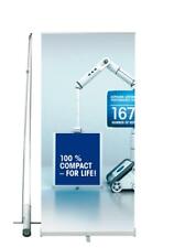 EXPOLINC Rollup Compact mit Ihrer Grafik - 85x200 cm  hochwertige Markenqualität