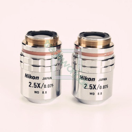 1pc nikon plan 0 075 - 1pc, 2.5x/0.075