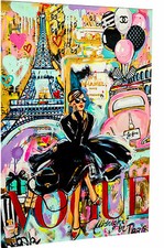 Leinwand Mode Fashion Pop Art