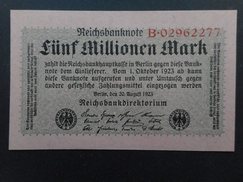 Millionen mark 1923 ro - mark,