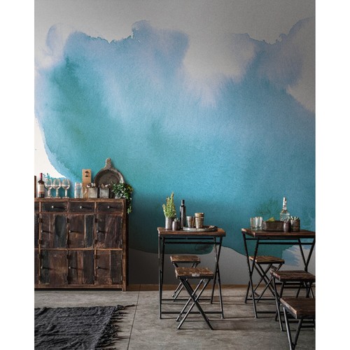 Aquarell wandgemälde - aquarell,