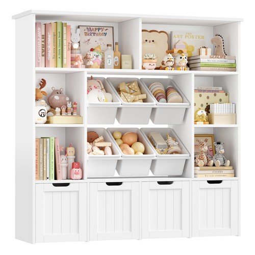 Kinderregal mit boxen auf - 4,