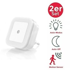 2x LED Nachtlicht mit