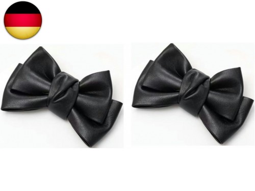 Haarspange aus leder - haarspange, mit