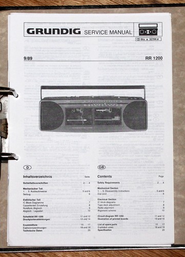 Grundig 1200 original - grundig, rr