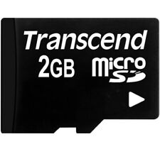 Transcend 2 GB microSD Karte
