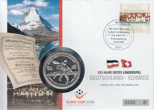 Numisbrief fußball em - av-vd,