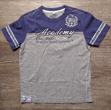 T-Shirt Camp David Boys Grau/Lila Größe 146/152 Guter Gebrauchter Zustand!