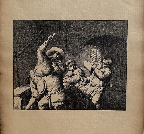 Lithographie von adriaen van - lithographie,