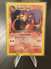 Pokemon Karte•Dunkles Glurak