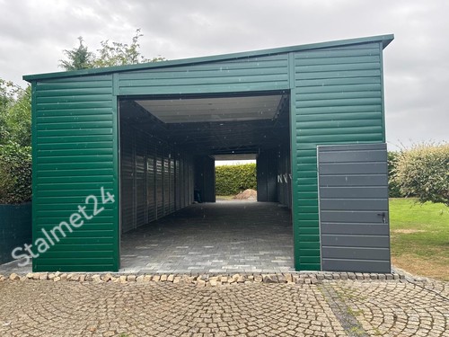 Blechgarage 16x5x3 70m - blechgarage, 16x5x3,70m