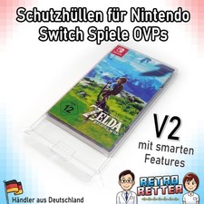 Schutzhüllen Nintendo Switch Spiele OVP V2 Hüllen Games 0,35 mm Box Protector