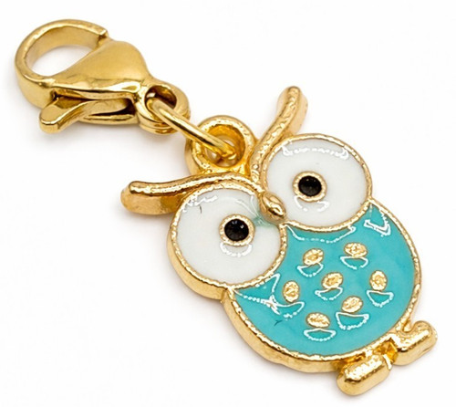 Eule charm clip anhänger - eule,