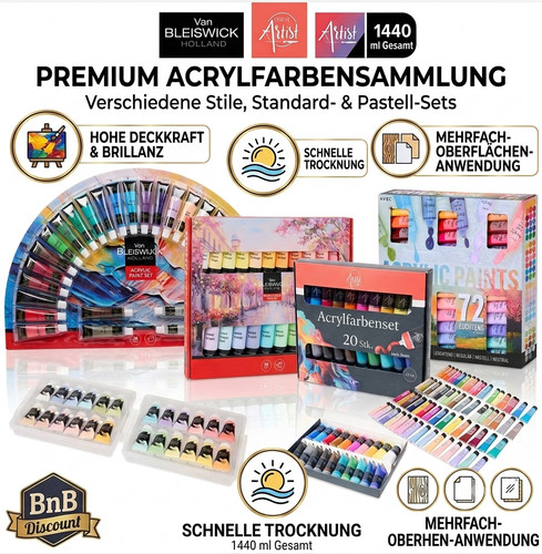 Acrylfarben set künstler - set,