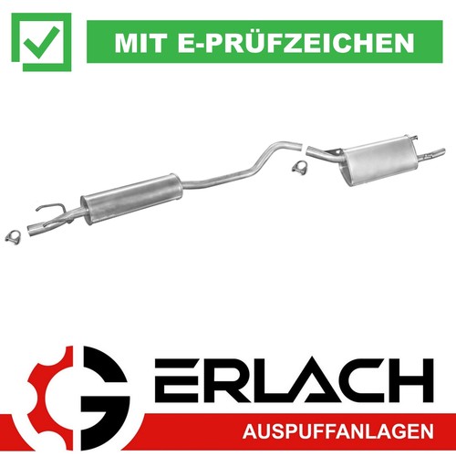 Auspuffanlage für opel corsa - auspuffanlage,