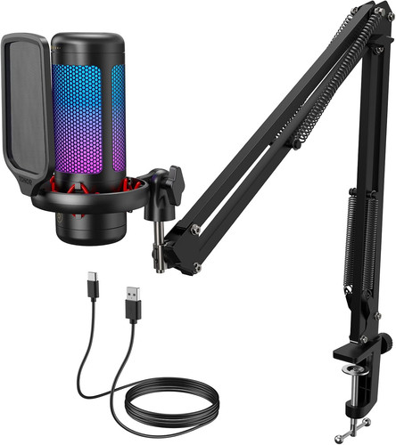 Tonor usb gaming mic with - tonor, rgb