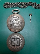 Taschenuhrgehäuse " Dampflok