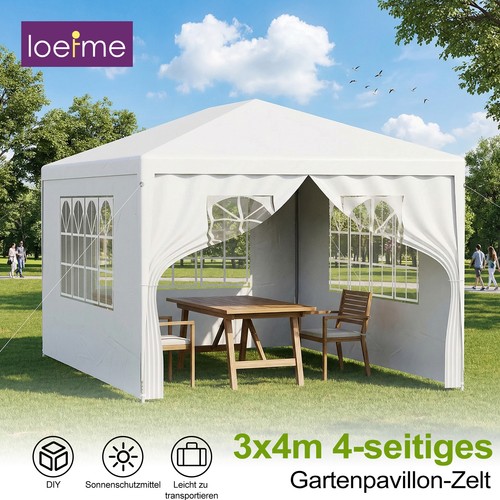 Pavillon 3x3m 3x4m wasserdicht - 3x3m/3x4m,