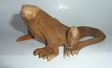 Eidechse Echse Leguan aus Holz