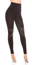  Sexy Hose Leggins Leggings Legging mit  Nieten Stern Muster Schwarz 34 36 38