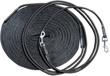 Doppellonge Schwarz mit