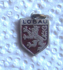 Metall Bettelarmband Wappen Anhänger Löbau - Deutsches Reich !