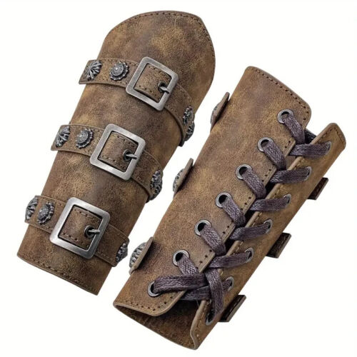 Mittelalter leder armschienen - mittelalter,
