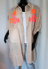Oversized Tunika Bluse Hemd