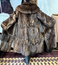 Zobelmantel russischer Zobel Pelz FERRY MOSSBOEK Pelzmantel Real Sable Fur Coat