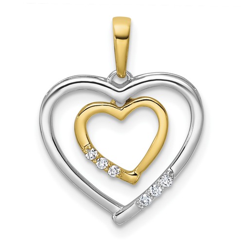 Echt 14k bicolor 6x16 - 14k,