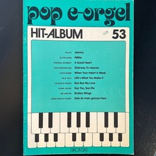 Noten - pop e-orgel -