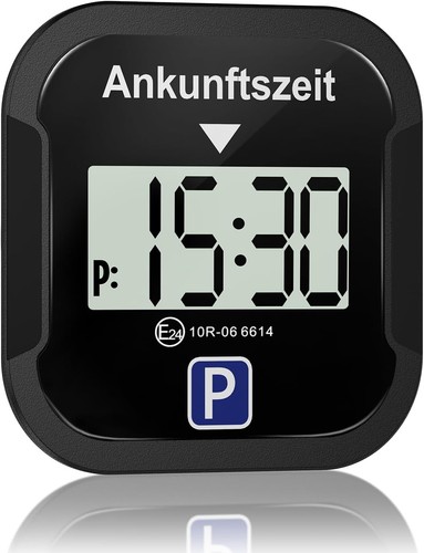 Digitale parkuhr mit - digitale,