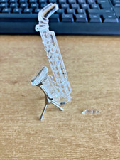 Swarovski Kristall "SAXOPHON & STÄNDER" Zustand beschädigt - ohne Karton