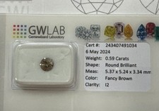 Natürlicher Diamant in der