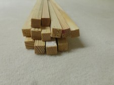 10Stk 100cm Quadratleiste Kiefer 10x10mm Vierkant Holzleisten