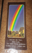 Lesezeichen mit  Bibel Spruch " Ich bin der Herr " ca. 5 x 15 cm