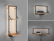 Schwebende LED Flurregale mit