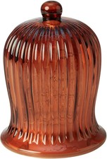 IKEA Strala Leuchte Tischdekoration Weihnachten LED Glockenform Glas 14 cm