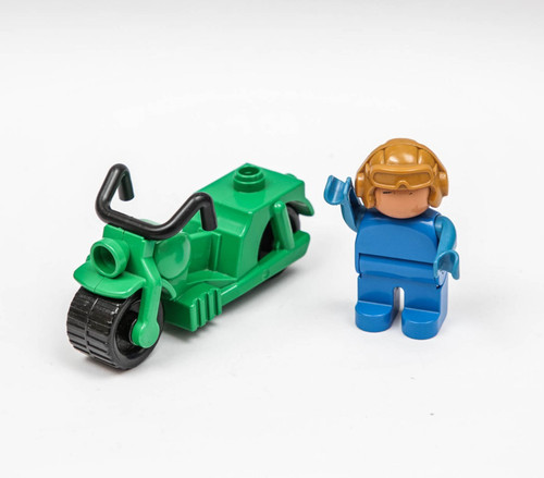 Lego duplo grünes motorrad - duplo,