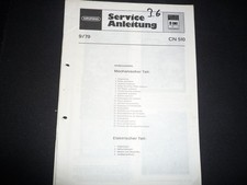 Original Schaltplan Service Manual Grundig  CN 510