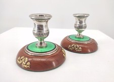 Silber Kerzenhalter 2 Stück 84 Russisch Silber