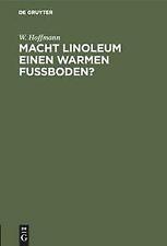 Macht Linoleum einen warmen Fußboden? | Buch | 9783486736496