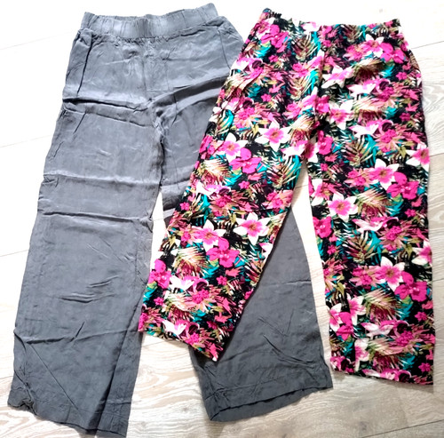 2stück wide leg - leg, schlupfhose